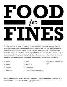 FOODFROFINES FLYER
