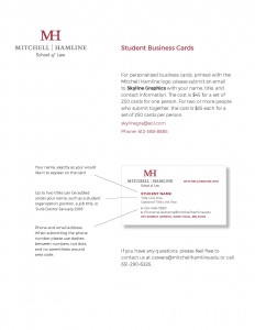 Student Business Card info_2016