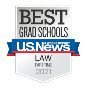 US News Best Grad Schools, Law, Part Time #48