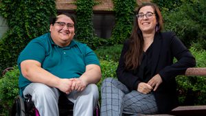 Ge-Waden Dunkley and Annika Sanora