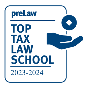preLaw Top School for Tax Law