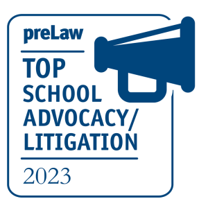preLaw Top School Advocacy/Litigation 2023, A-