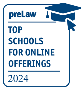 preLaw Top Schools for Online Offerings 2024