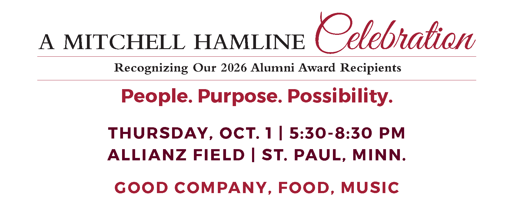 Mitchell Hamline Celebration