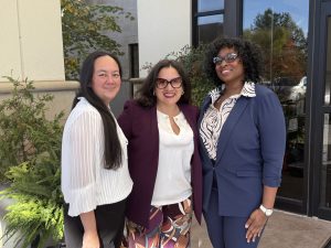 Fall 2024 Team Members (pictured from left to right): Crystal Lawson Emma Galtes Sakeenah Dieujuste