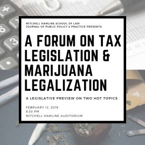 Forum on Tax Legislation & Marijuana Legalization