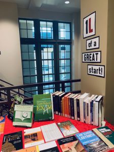 Book Display titled 1L of a Great Start