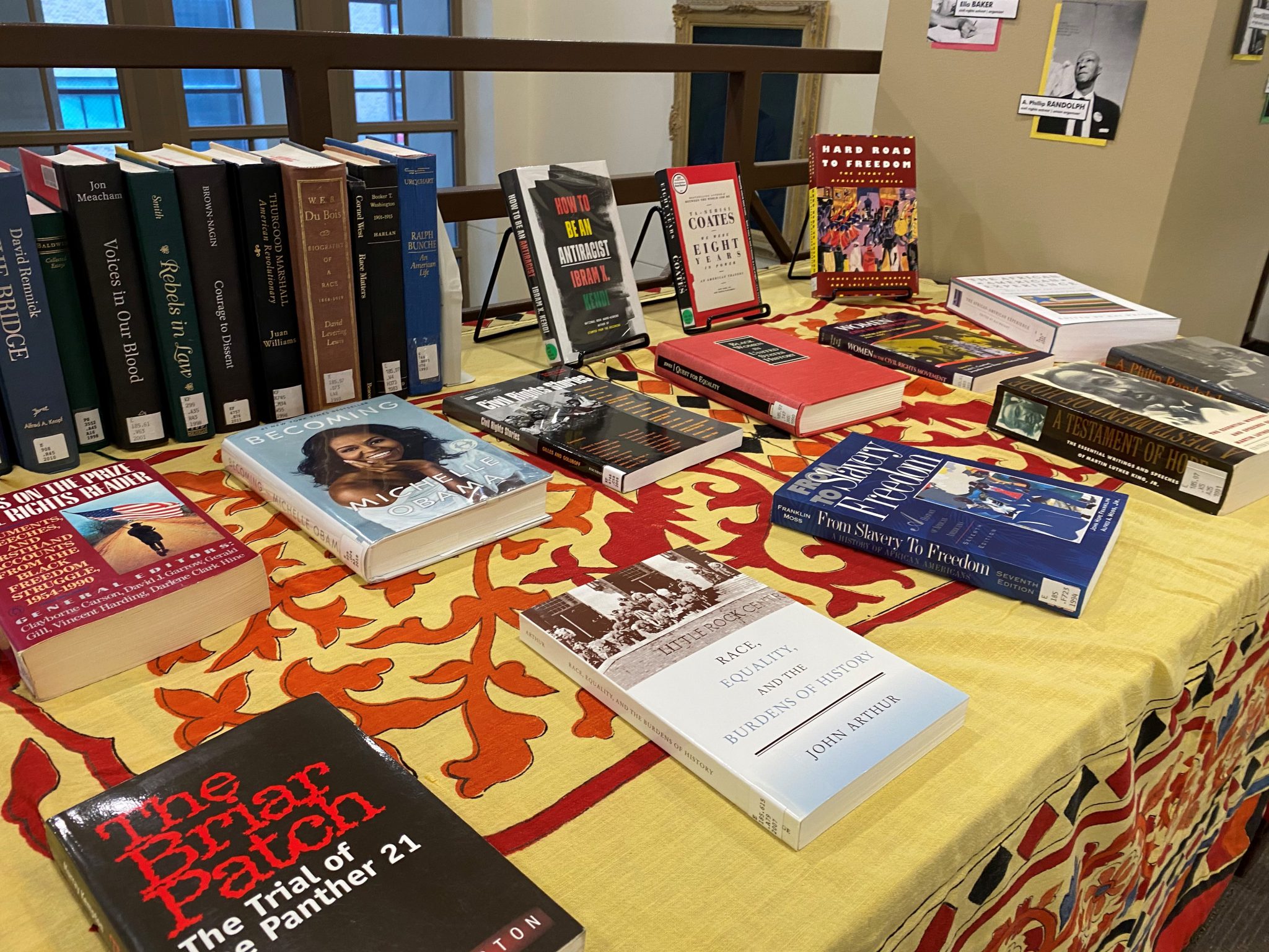 Black History Month Library Book Display Warren E. Burger Library