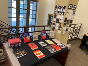 Image of black history month book display