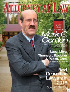 Gordon attorney at law mag cover