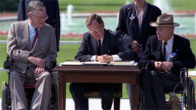 Signing of the ADA