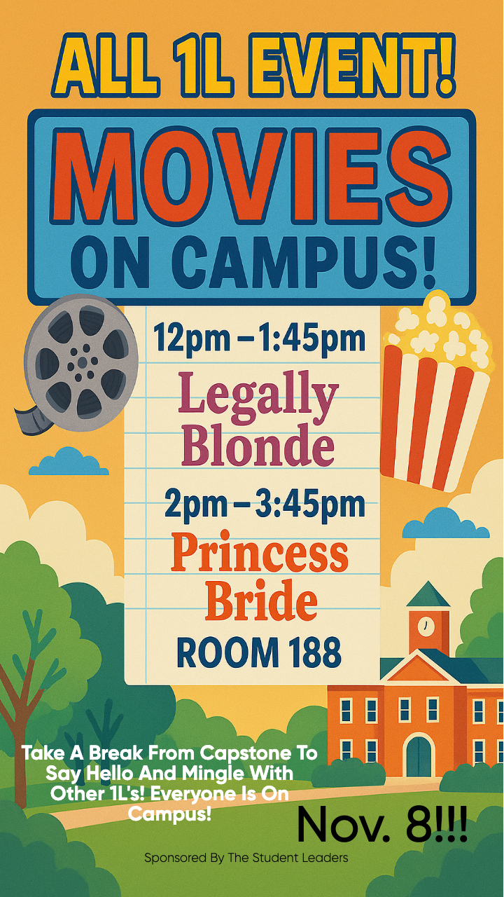 Movie Event Program All 1L Event – Movies on Campus! Nov 8 – News and Events | Mitchell ...