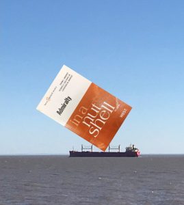 Admiralty in a Nutshell book on top of a boat