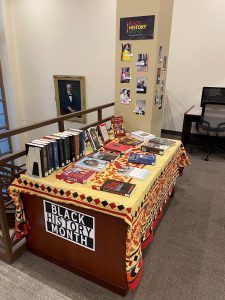 black history month book display