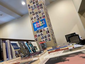 Womens History Month Book Display